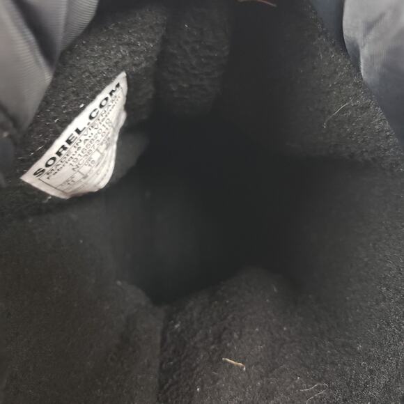 Sorel Whitney II Puffy Mid Toddler Size 11 Black Pull On Snow Boots NC3873-010 - Picture 9 of 10